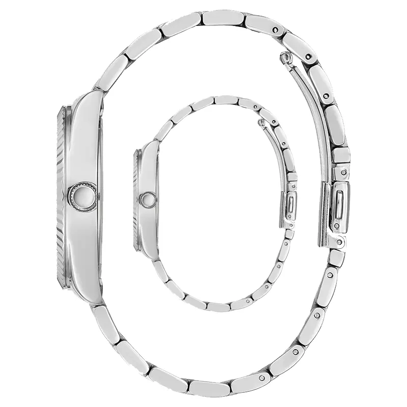 Guess Connoisseur Quartz Aqua Blue Couple Watch- GW0265G11/GW0308L4